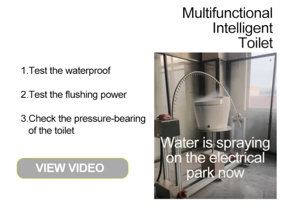 Ovs Luxus-Günstiges Keramik-Badezimmer-WC, 1 Stück, intelligente Toilettenschüssel, Fuß, automatischer Sensor, elektronische Spülung, intelligente Toilette mit Bidet